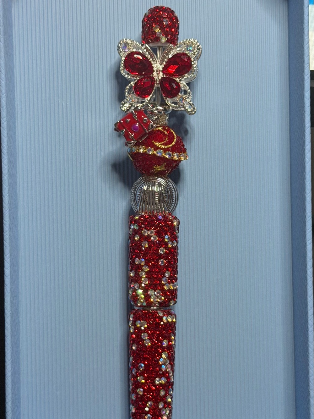Handmade Rhinestone Beaded Pen